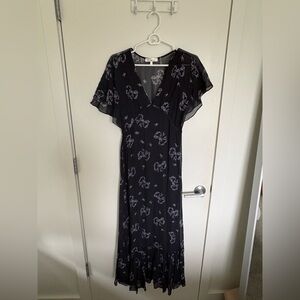 Love Shack Fancy V-Neck Maxi Dress